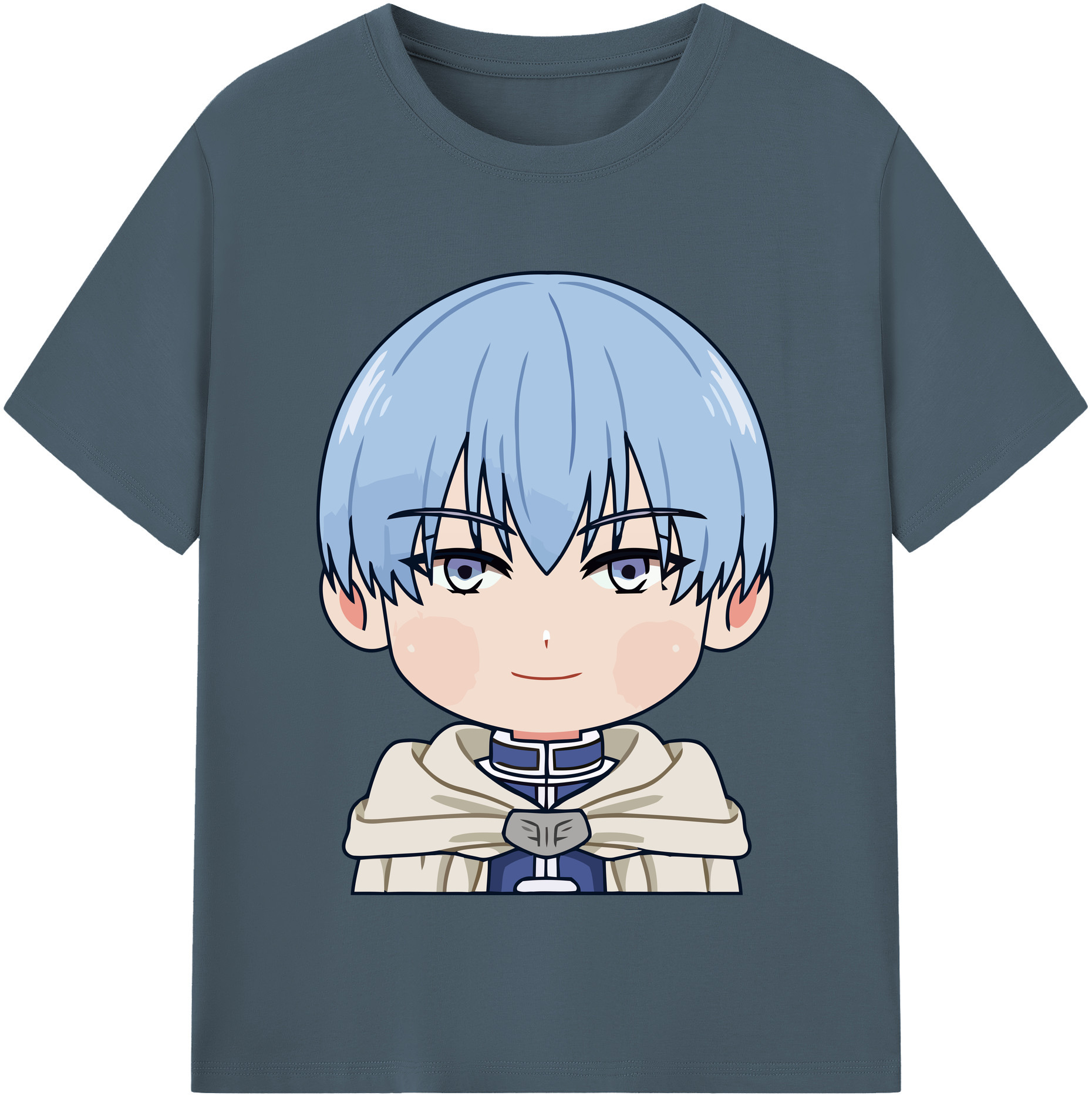 （画像用） 葬送のフリーレン Frieren 綿100％半袖Tシャツ（フロントプリント）